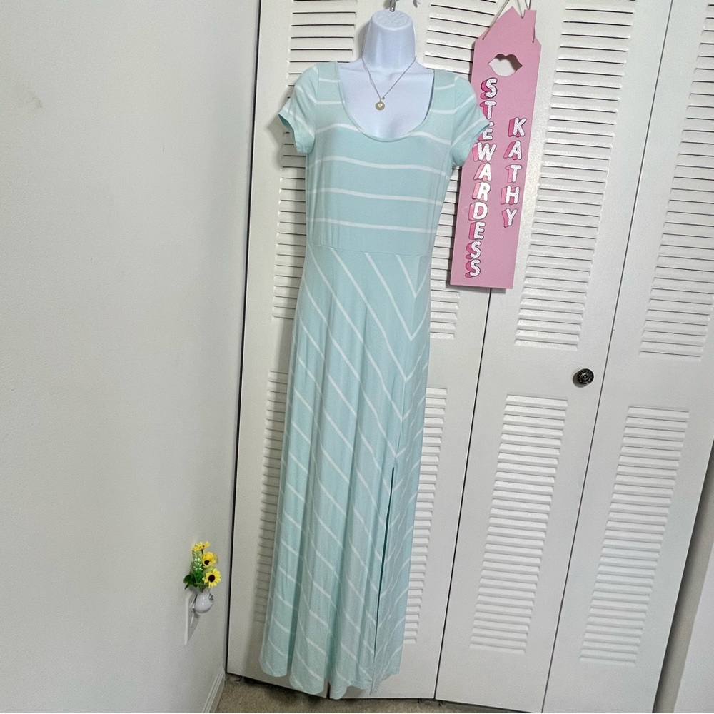 Tommy Bahama Striped Jersey Maxi Dress